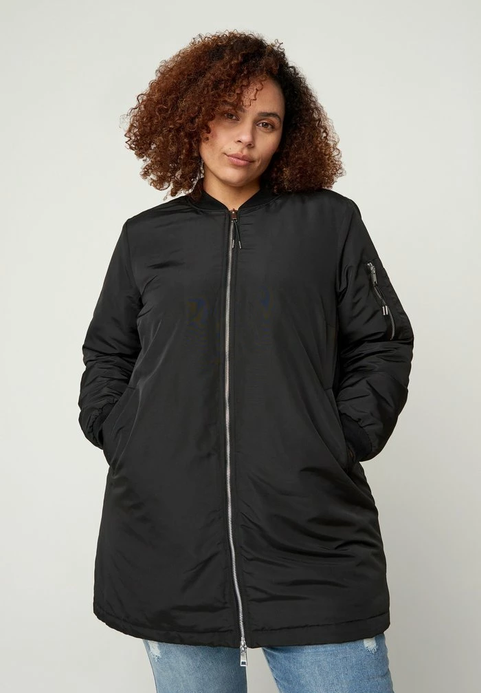Zizzi MIT TASCHEN - Blouson Bomber - Black 1 Zizzi MIT TASCHEN - Blouson Bomber - Black