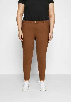 Zizzi JANN AMY - Jeans Skinny - Brown