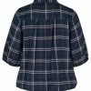 Zizzi TERNET MED KNAPPER OG BINDEDETALJE - Blouse - Black Check Comb -France Zizzi Soldes 2022 3465cbf7199542489fbed3a443cd0257