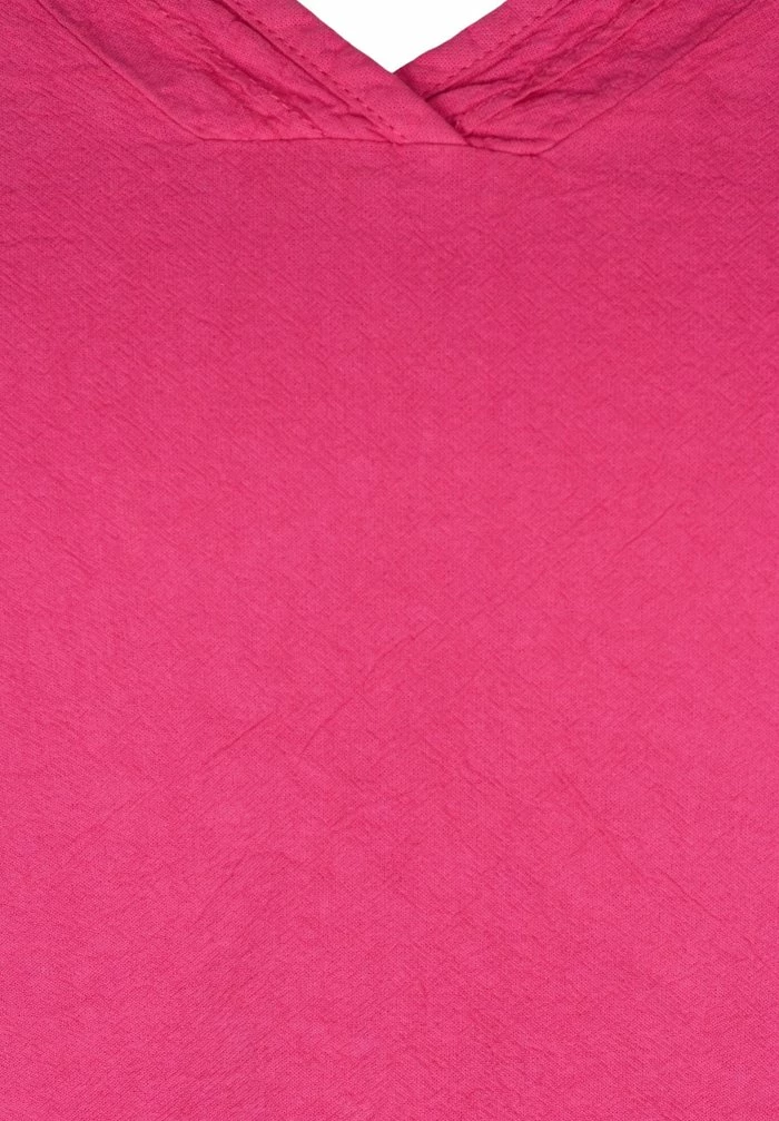 Zizzi MIT V-AUSSCHNITT - Blouse - Fuchsia Purple 6 Zizzi MIT V-AUSSCHNITT - Blouse - Fuchsia Purple – Image 6