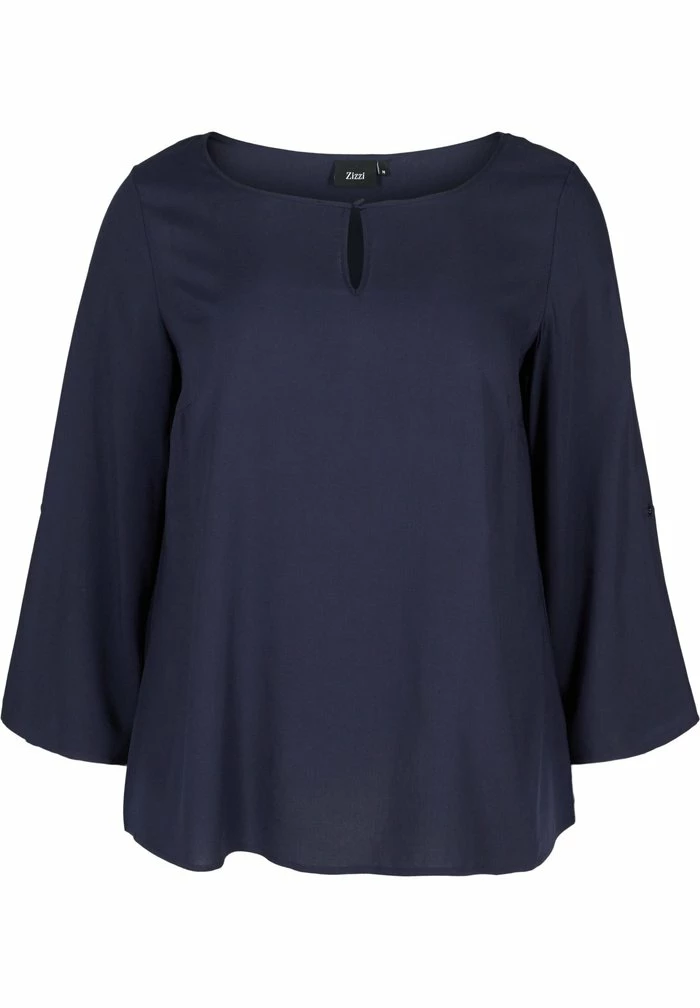 Zizzi Blouse - Blue 2 Zizzi Blouse - Blue – Image 2