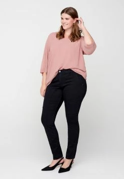 Zizzi LONG, SANNA - Jean Slim - Black