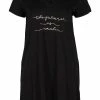 Zizzi Chemise De Nuit / Nuisette - Black W. Silver Foil -France Zizzi Soldes 2022 34ea8266fe044efb9c6e1bdd0fc17eb3