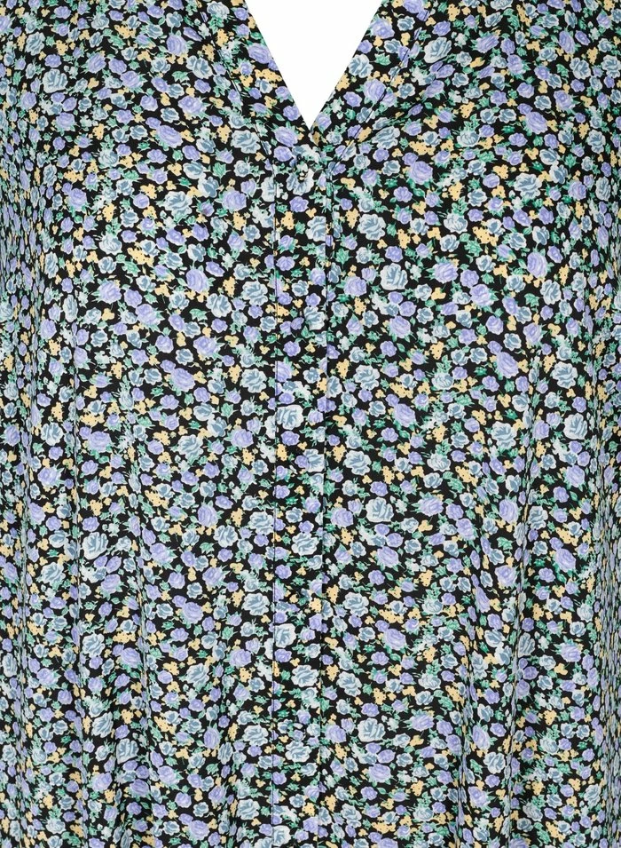 Zizzi Robe De Jour - Black 4 Zizzi Robe De Jour - Black – Image 4