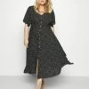 Zizzi EVIGA MIDI DRESS - Robe De Jour - Black -France Zizzi Soldes 2022 3701ef6821b949bf9528f3bbf44b25b9