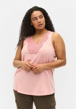 Zizzi Débardeur - Rose Tan Mel.