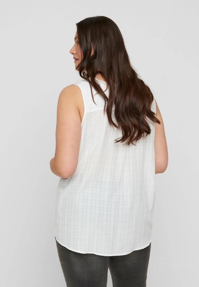 Zizzi Blouse - Bright White 3 Zizzi Blouse - Bright White – Image 3