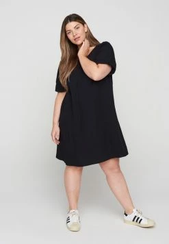 Zizzi Robe De Jour - Black