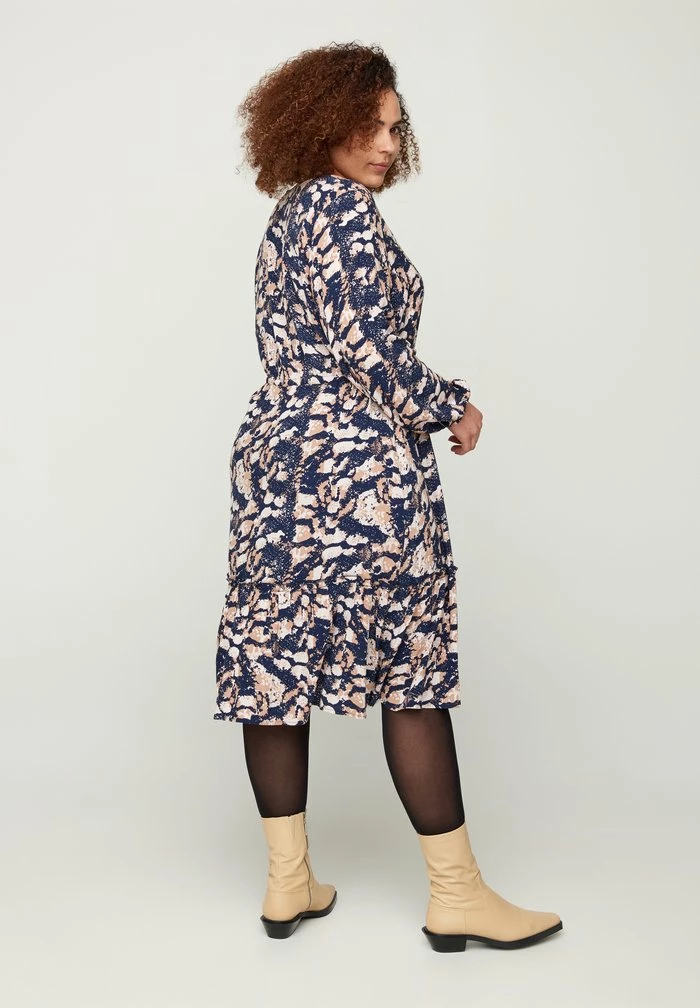 Zizzi Robe Pull - Blue 2 Zizzi Robe Pull - Blue – Image 2