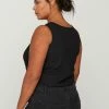 Zizzi MIT SPITZENBÜNDCHEN - Débardeur - Black -France Zizzi Soldes 2022 3a8b8071b3414d15ac56a62c6f723432