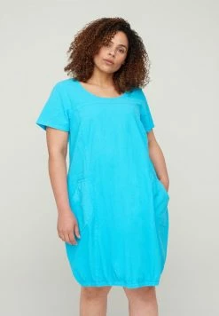 Zizzi Robe De Jour - Turquoise