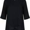 Zizzi Blouse - Black -France Zizzi Soldes 2022 3d0cea2b3a2d4a83a06c2794cecb603f