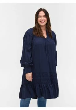 Zizzi Robe De Jour - Navy Blazer