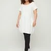 Zizzi Robe De Jour - White -France Zizzi Soldes 2022 3f3cc5c4d8684a59b2ff4bfdf44bf16a