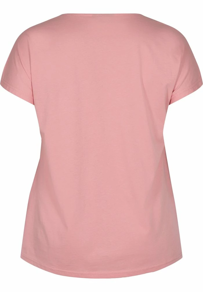 Zizzi T-shirt Imprimé - Blush Mel Leaf 5 Zizzi T-shirt Imprimé - Blush Mel Leaf – Image 5
