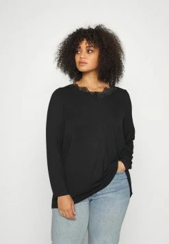 Zizzi MLILY - T-shirt à Manches Longues - Black