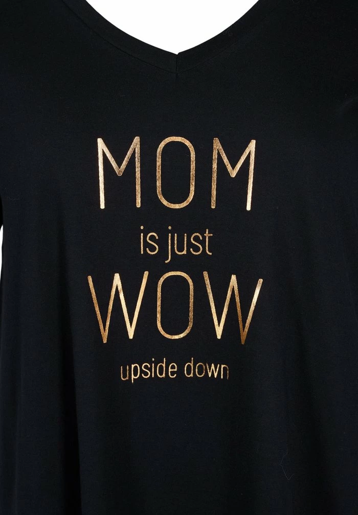 Zizzi Chemise De Nuit / Nuisette - Black W Copper Mom 5 Zizzi Chemise De Nuit / Nuisette - Black W Copper Mom – Image 5