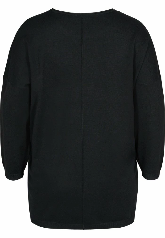 Zizzi WITH RHINESTONES - Pullover - Black 3 Zizzi WITH RHINESTONES - Pullover - Black – Image 3