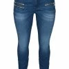 Zizzi SANNA - Jeans Skinny - Blue -France Zizzi Soldes 2022 40db1e9ff2f3449290b96a91f72353a2