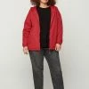 Zizzi MIT REISSVERSCHLUSS UND KAPUZE - Blouson - Red -France Zizzi Soldes 2022 413cfb17140444abb9a4aabe2a5eec60