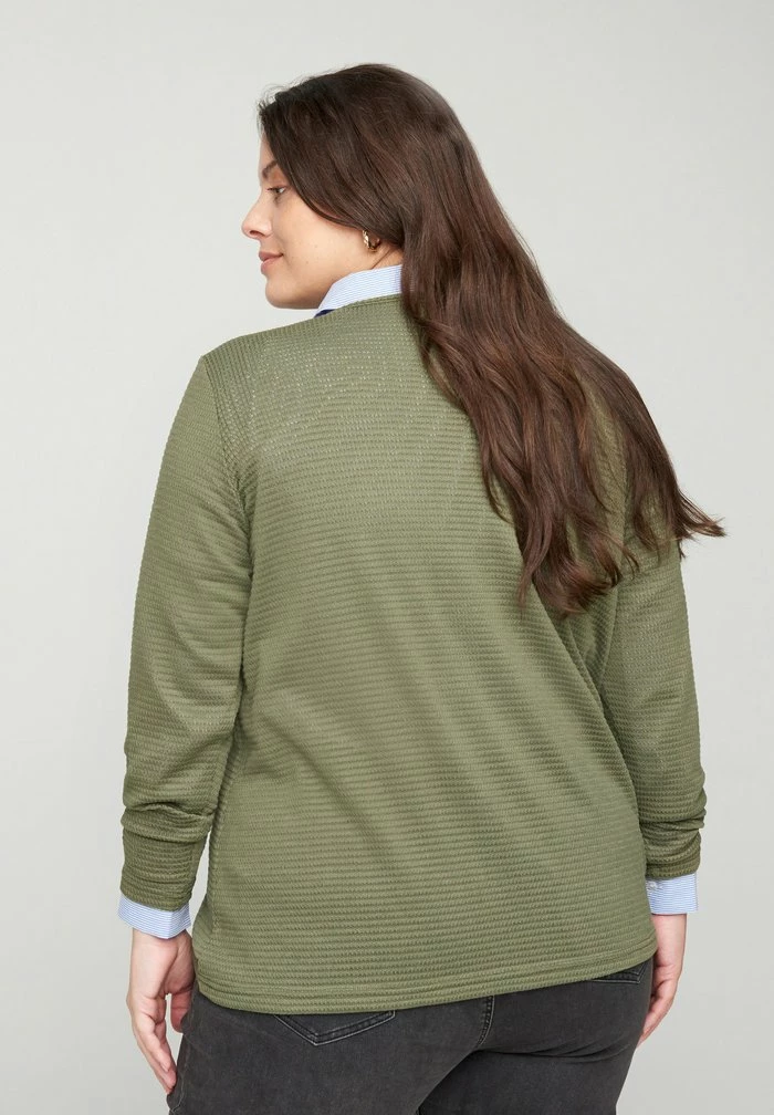 Zizzi Blouse - Green 3 Zizzi Blouse - Green – Image 3