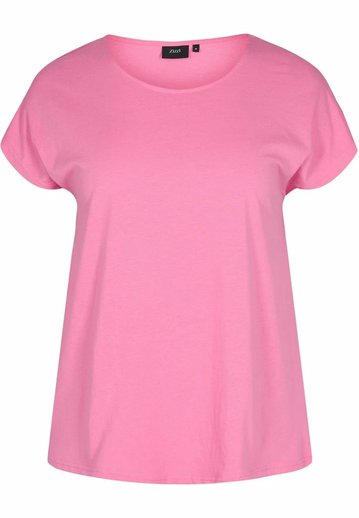 Zizzi T-shirt Basique - Pink 2 Zizzi T-shirt Basique - Pink – Image 2