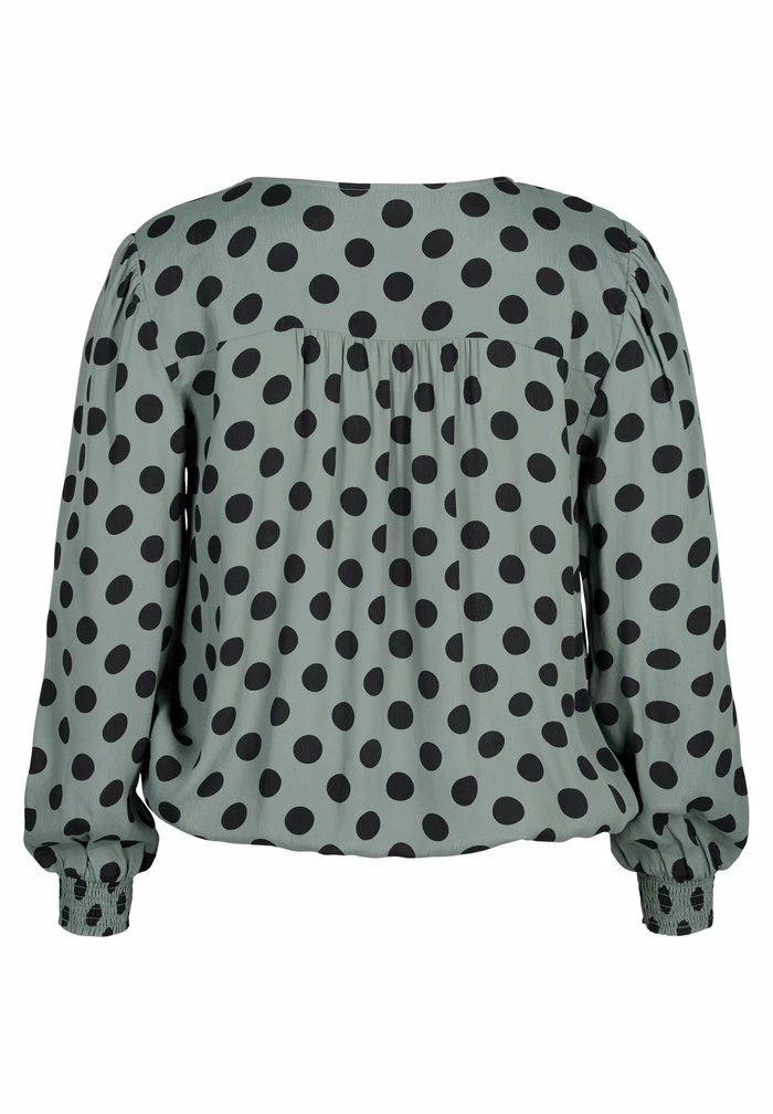 Zizzi Blouse - Green 6 Zizzi Blouse - Green – Image 6
