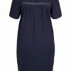 Zizzi KORTÆRMET MED BLONDEDETALJER - Robe De Jour - Night Sky -France Zizzi Soldes 2022 41cc0567063a45c982325aa22a402fc8