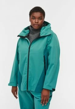 Zizzi WASSERDICHTE SHELL MIT KAPUZE - Veste Softshell - Blue