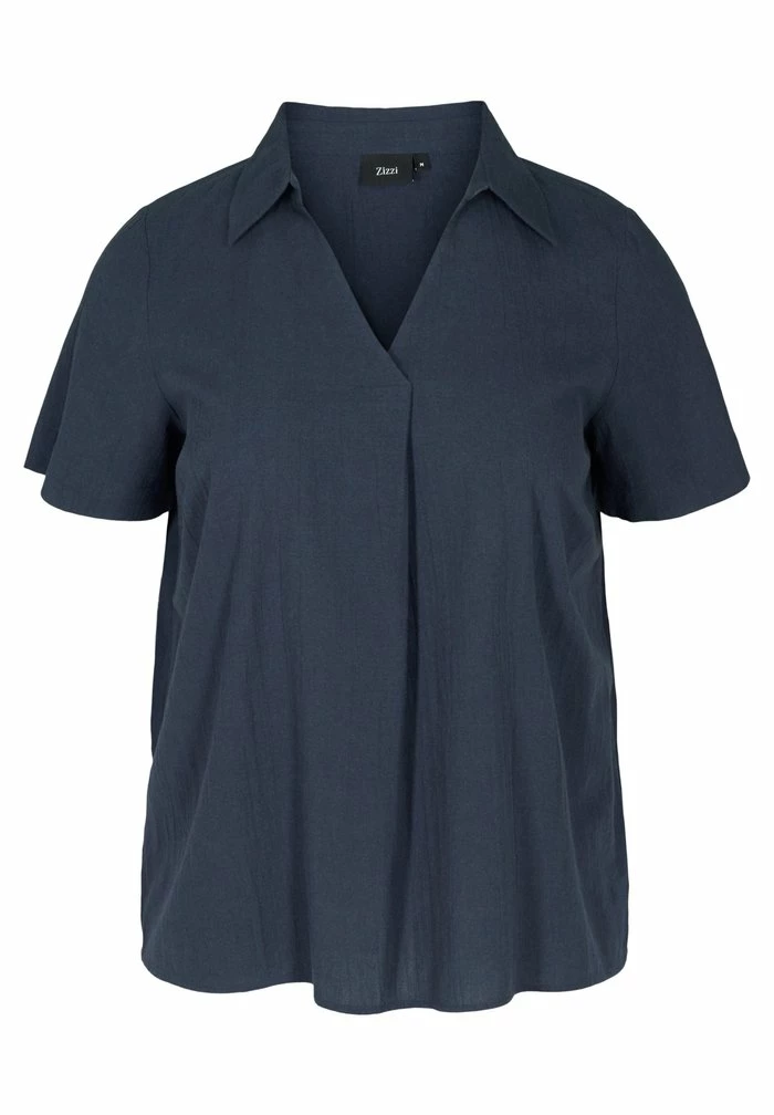 Zizzi Blouse - Blue 4 Zizzi Blouse - Blue – Image 4