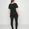 Zizzi VLIZA TEE - T-shirt Imprimé - Black -France Zizzi Soldes 2022 42a96e0aa3894fa9a4a33c9d61520a16