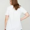 Zizzi T-shirt Basique - White -France Zizzi Soldes 2022 431c9fb558b94e828d16fc9ac32c85a4
