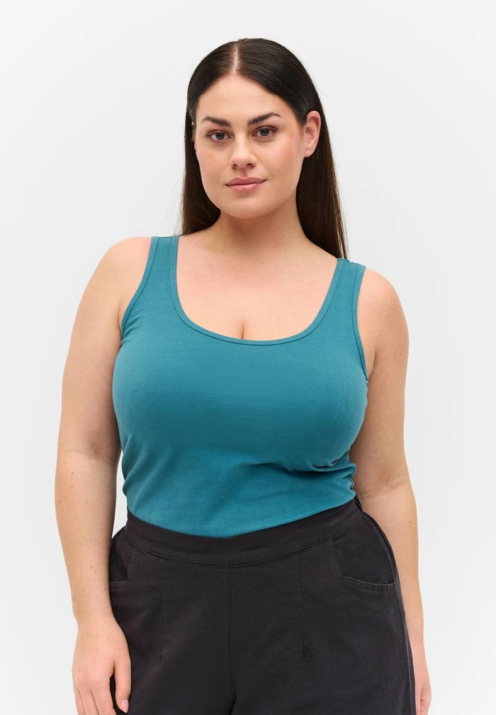 Zizzi Débardeur - Petrol 1 Zizzi Débardeur - Petrol