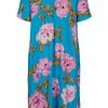 Zizzi Robe De Jour - Blue Pink Flower -France Zizzi Soldes 2022 4353394656d542cf8c7ec10afb88f163
