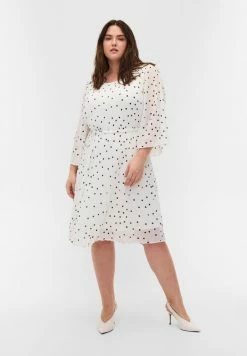 Zizzi Robe De Jour - White