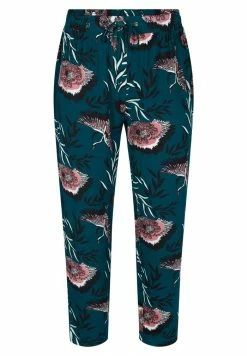Zizzi Bas De Pyjama - Deep Teal Flower