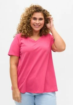 Zizzi T-shirt Basique - Rose Taupe