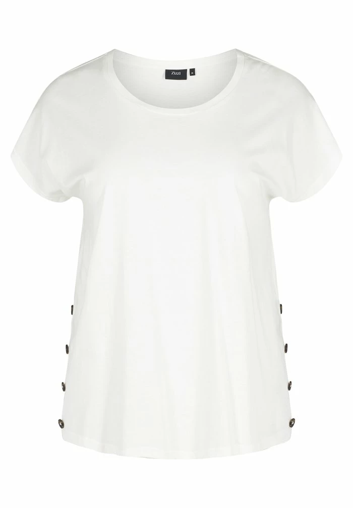 Zizzi T-shirt Imprimé - White 3 Zizzi T-shirt Imprimé - White – Image 3