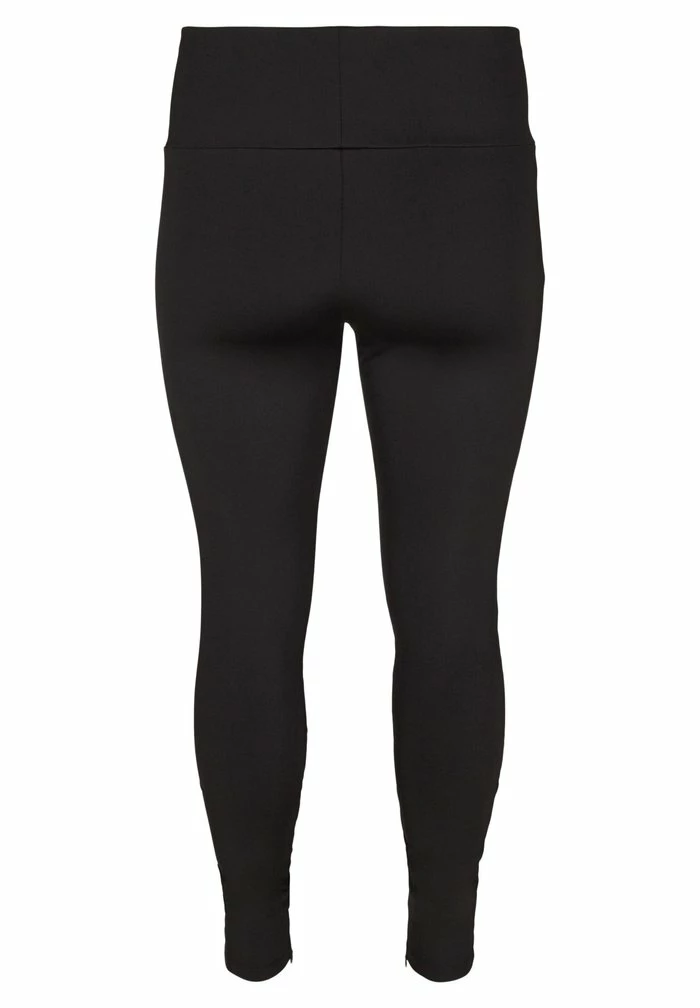 Zizzi MIT REISSVERSCHLUSS - Legging - Black 2 Zizzi MIT REISSVERSCHLUSS - Legging - Black – Image 2