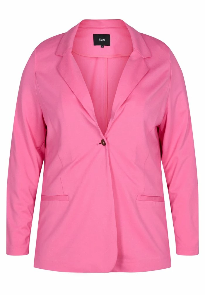 Zizzi MIT KNOPF UND DEKORATION - Blazer - Azalea Pink 4 Zizzi MIT KNOPF UND DEKORATION - Blazer - Azalea Pink – Image 4