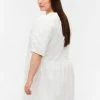 Zizzi Robe De Jour - Bright White -France Zizzi Soldes 2022 48a98f83f4b443ed87d28b1ba2f5f119