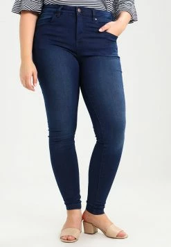 Zizzi AMY LONG - Jeans Skinny - Blue Denim