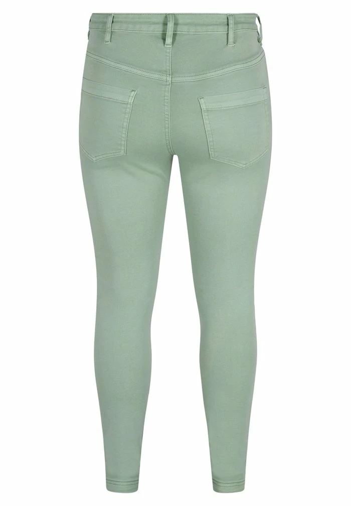 Zizzi Jean Slim - Green 4 Zizzi Jean Slim - Green – Image 4