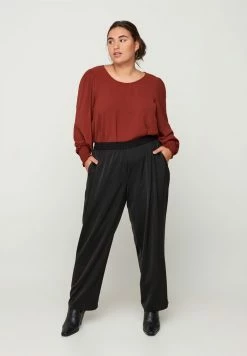 Zizzi PANT - Pantalon De Survêtement - Black