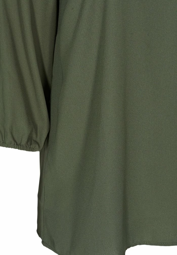 Zizzi Blouse - Green 4 Zizzi Blouse - Green – Image 4