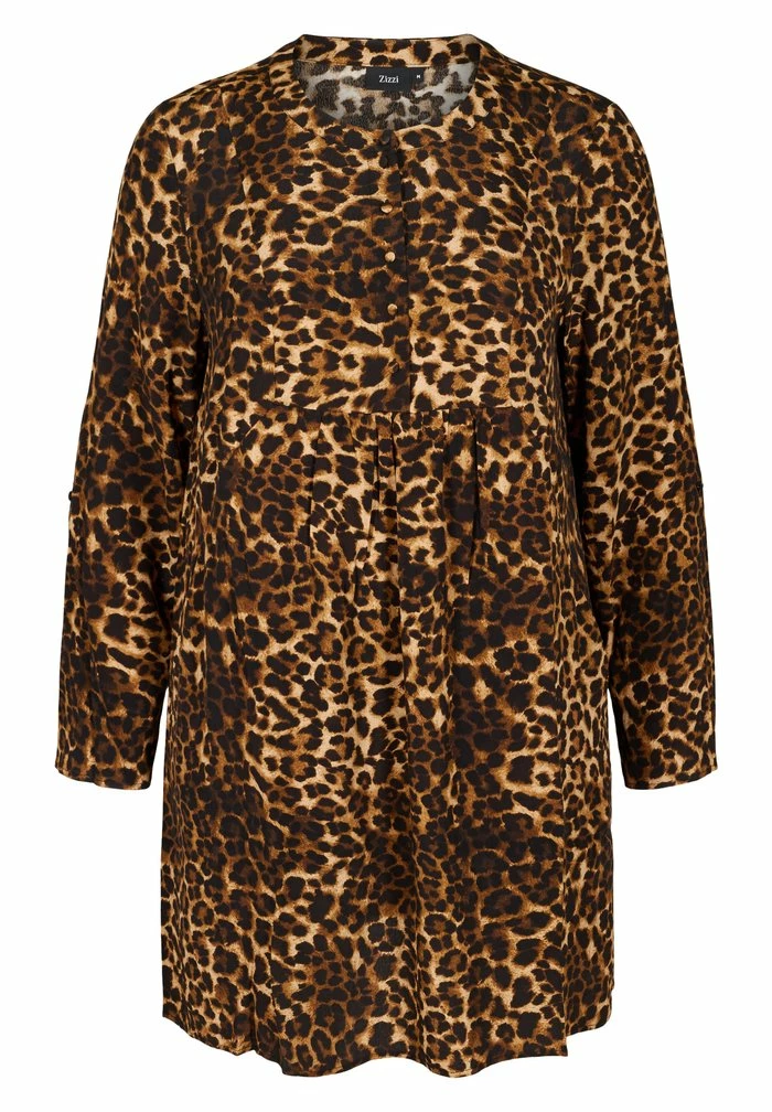 Zizzi Tunique - Brown 4 Zizzi Tunique - Brown – Image 4