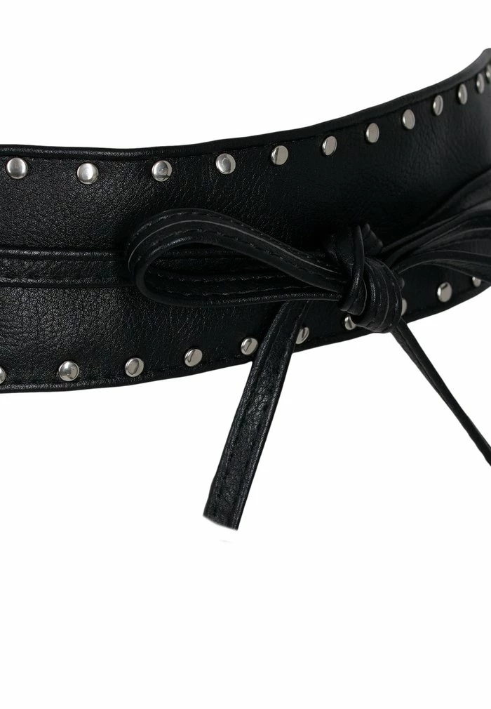 Zizzi Ceinture Taille Haute - Black W. Silver 3 Zizzi Ceinture Taille Haute - Black W. Silver – Image 3