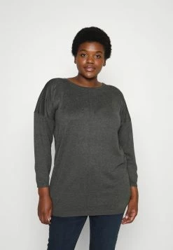 Zizzi MOLYMPIA - Pullover - Dark Grey Melange