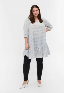 Zizzi 3/4-LENGTH SLEEVES - Robe De Jour - White