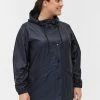Zizzi REGEN MIT UND ERSCHLUSS - Veste Imperméable - Dark Blue